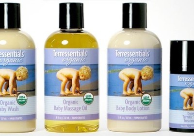 Terressentials Super-Clean Organic Baby Bath Products