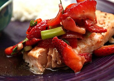 Summery Salmon and Salsa from Clean Plates