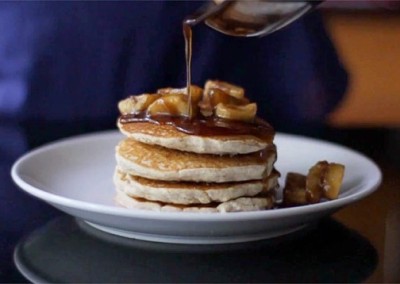 Young’s Vegan, Gluten-Free Banana Rum Pancakes