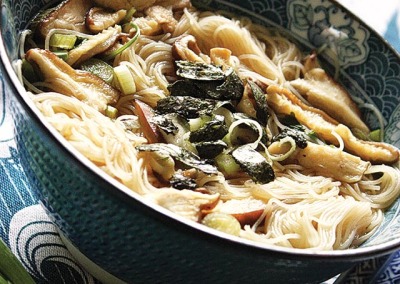 Non-GMO Recipes: Chia Macaroons and Easy Asian Noodle Soup