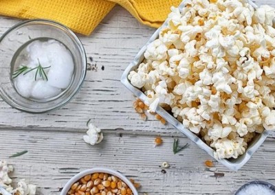 Healthier Homemade Popcorn