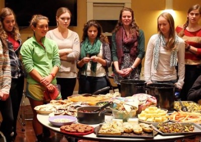 College Feasting on the Cheap