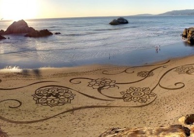 Elemental Earthscapes: The Beach Art of Andres Amador
