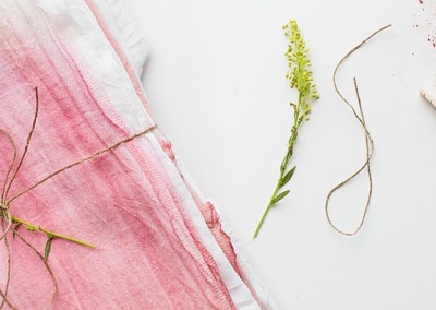 Veggie Dye-Painted Dish Towels