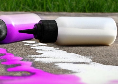 Non-toxic DIY Liquid Sidewalk Chalk