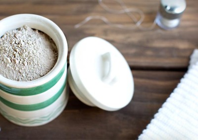 DIY Remineralizing Minty Tooth Powder