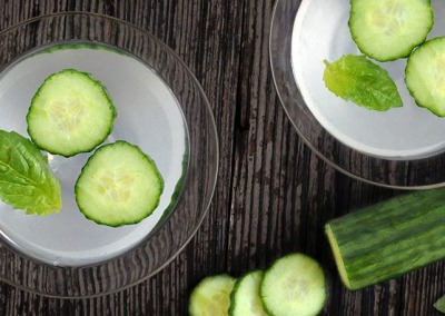 Garden-Fresh Cucumber Basil Martini