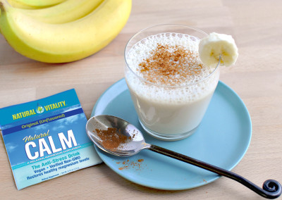 CALM Connection: Relaxing Almond Banana Smoothie
