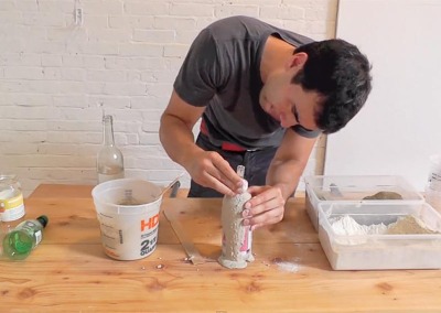 Modern Cement Vases Yours for the Making