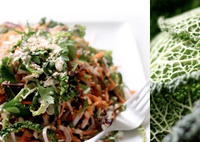 Roasted Sesame Winter Slaw