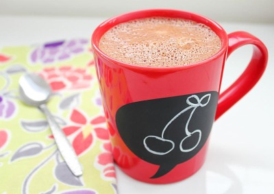 ’Twas the Night before Cherry Hot Chocolate