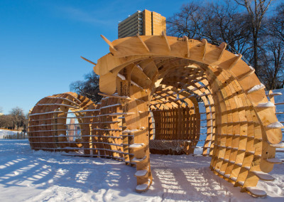 Warming Huts Make Winter Weather Whimsical