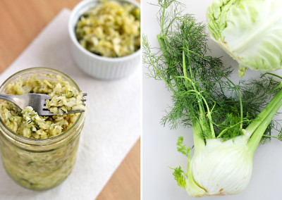 Get Your Probiotics On with Fennel Sauerkraut