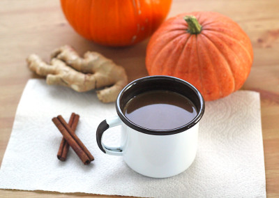 Healthy Ginger-Pumpkin Hot Chocolate